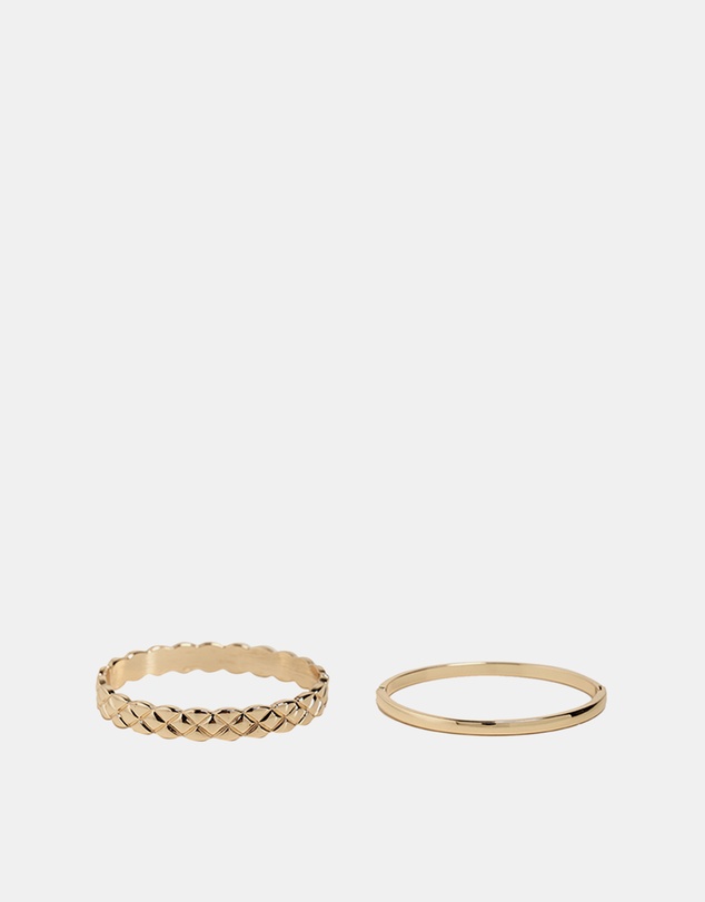 ALDO - Chiloe Duo Hinge Bangle Set