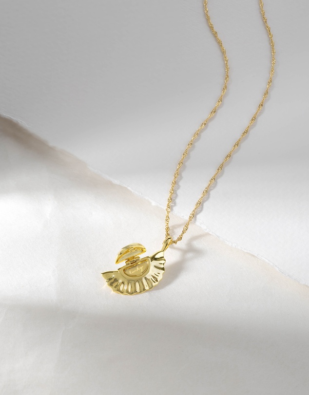 Wanderlust + Co - Dumpling Gold Necklace