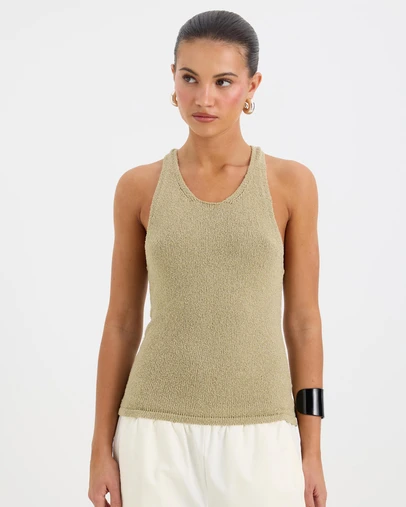 Calli - Carter Boucle Knit Top