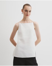 Country Road - Organically Grown Linen Longline Cami