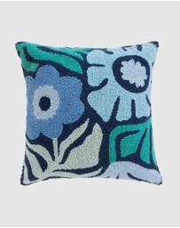 Bambury - Lulu Square Cushion Navy