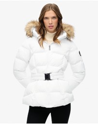 Superdry - Slim Fit Fuji Belted Puffer