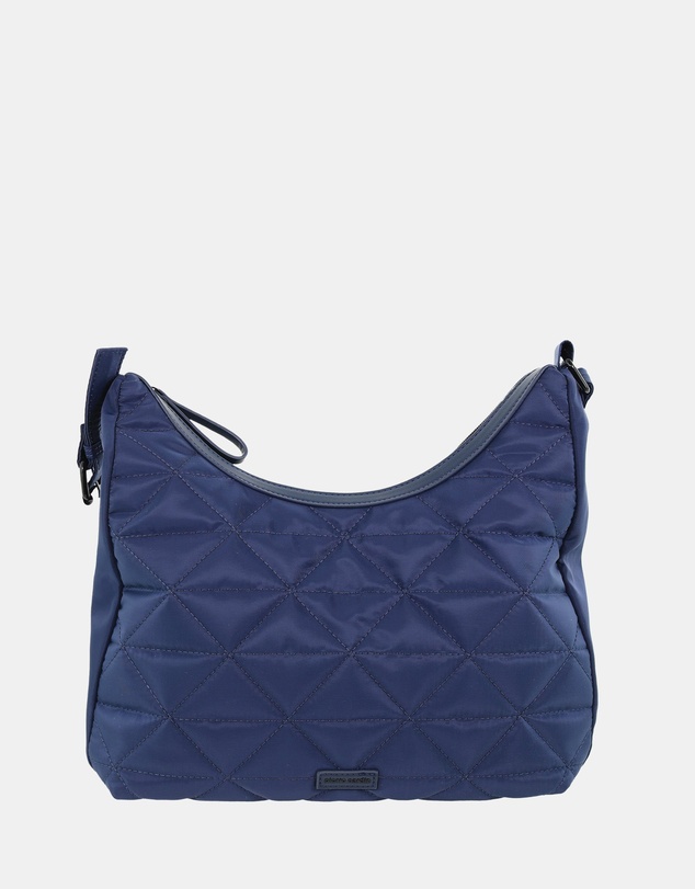 Pierre Cardin - Pierre Cardin Ladies Nylon Geometric Hobo Bag