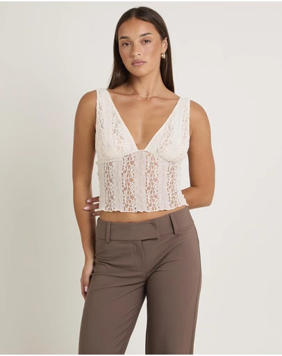 Alice In The Eve - Colette Lace Tank Top