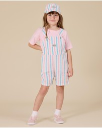 Goldie + Ace - Playtime Stripe Tate Cap - ICONIC EXCLUSIVE - Babies-Kids