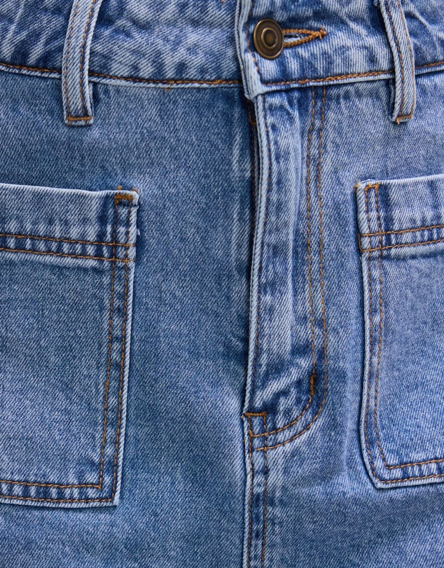 The Fated - Layla Denim Mini Skirt