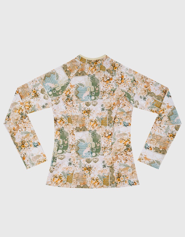 Aqua Blu Kids - Mosaic Long Sleeve Rash Vest - Teens