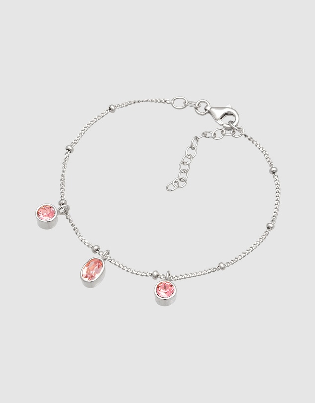 Elli Jewelry - Bracelet Crystal 925 Sterling Silver