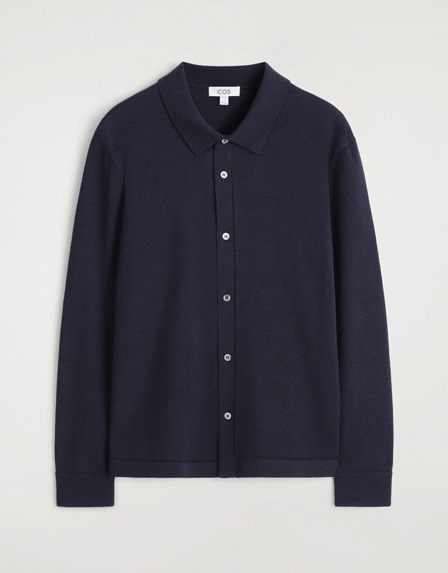 COS - Knitted Merino Wool Shirt