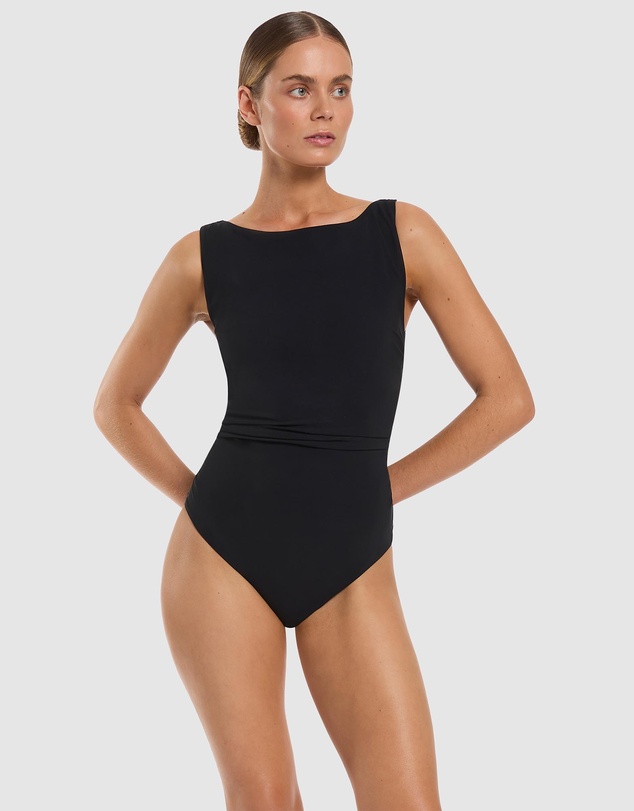 JETS - Boat Neck One-Piece