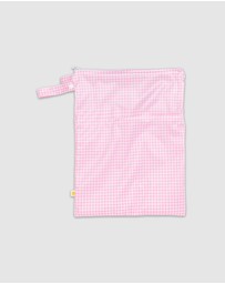 Tyoub - Tyoub Stay-dry Zip Wet Bag Pink Gingham