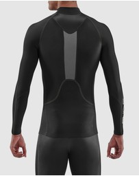 SKINS - SKINS Compression Men's Series-3 Clothing Long Sleeve Top Thermal Black