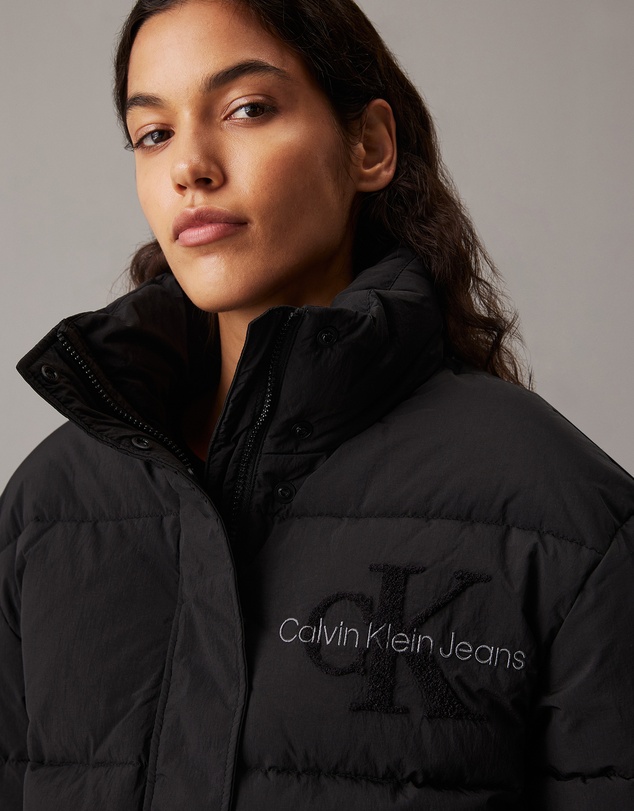 Calvin Klein Jeans - Relaxed Chenille Logo Puffer Jacket