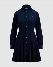 Polo Ralph Lauren - Cotton Corduroy A-Line Shirtdress