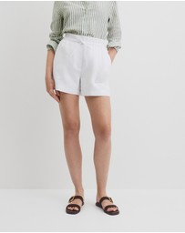 Country Road - Organically Grown Linen Tie Detail Short