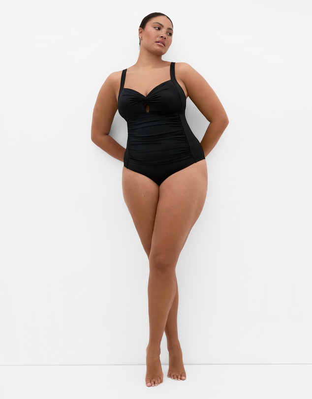 City Chic - Amalfi Ruched 1 Piece