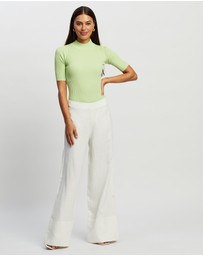 White By FTL - Gena Rib Top