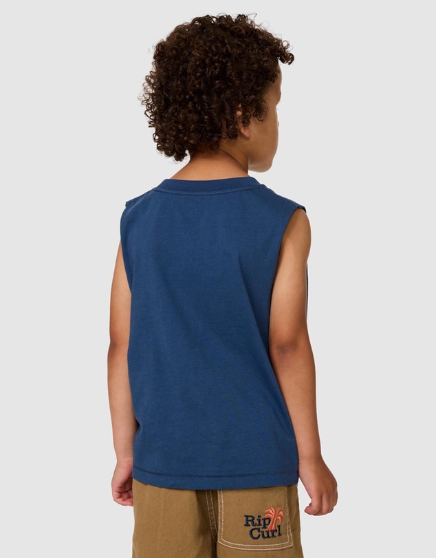 Rip Curl - Cosmic Surfing Muscle Tee - Babies-Teens