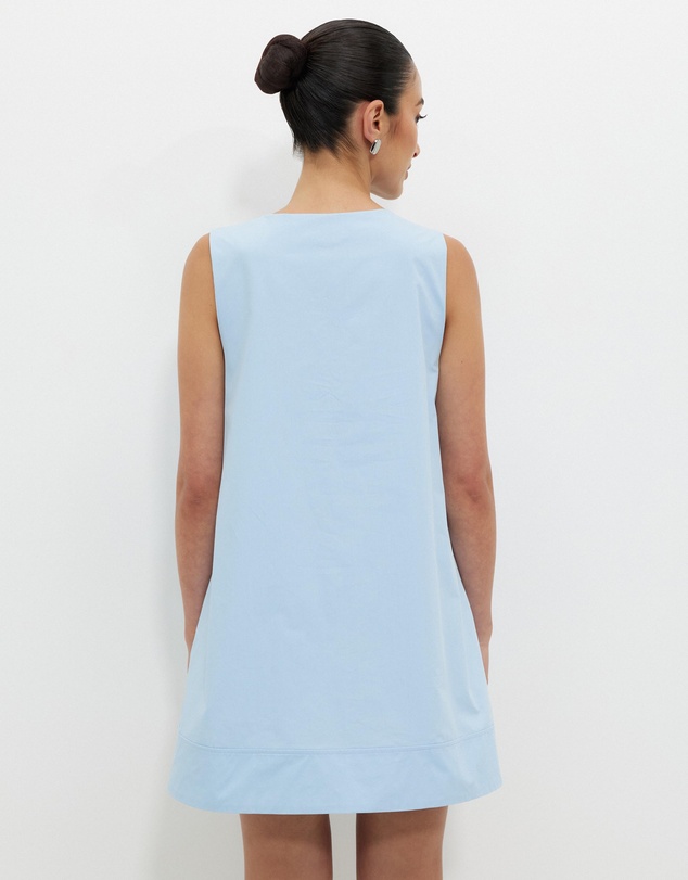 Calli - Poplin Swing Mini Dress