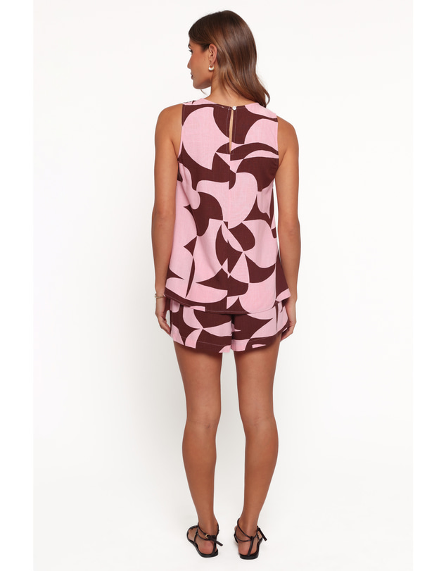 Petal & Pup - Tamsyn Short Set - Pink Cocoa Twist