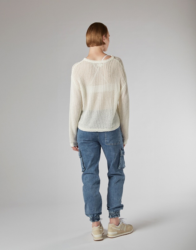 DRICOPER DENIM - Amos Crochet Knit Top