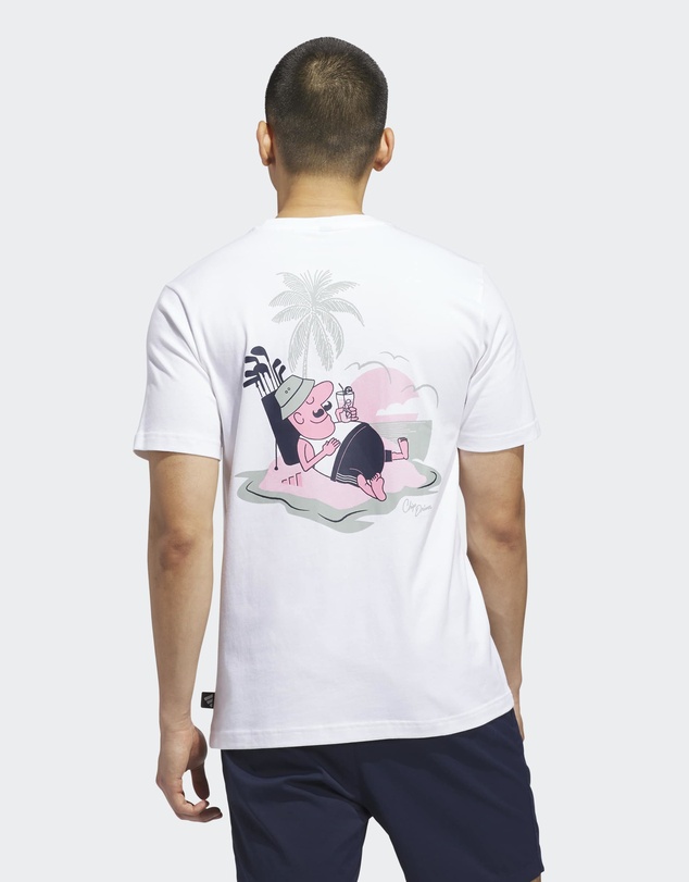 adidas Performance - Golf Chip In Paradise Graphic T-Shirt Mens