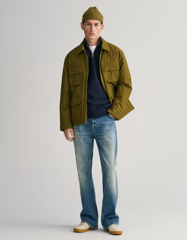 Gant - Casual Cotton Half-Zip Knit