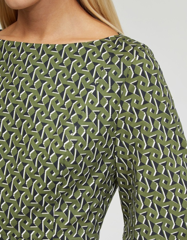 Oxford - Krista Boarder Print Dress