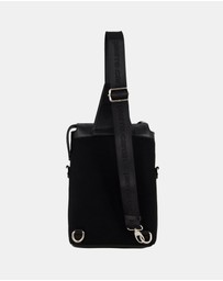 Pierre Cardin - Pierre Cardin Unisex Leather 3-Way Sling Bag
