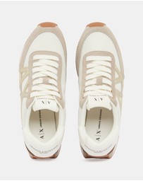Armani Exchange - Royale Suede Sneakers - Women's