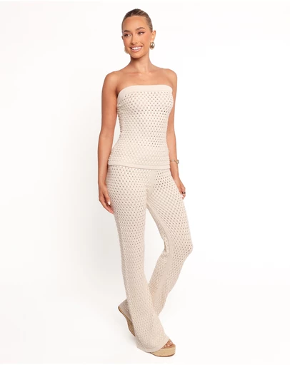 Petal & Pup - Fonte Knit Pants - Cream