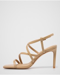 Forever New - Alina Asymmetrical Strappy Heeled Sandals