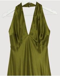 Revibe - Repaired Reformation Daniela Silk Dress - AU 8