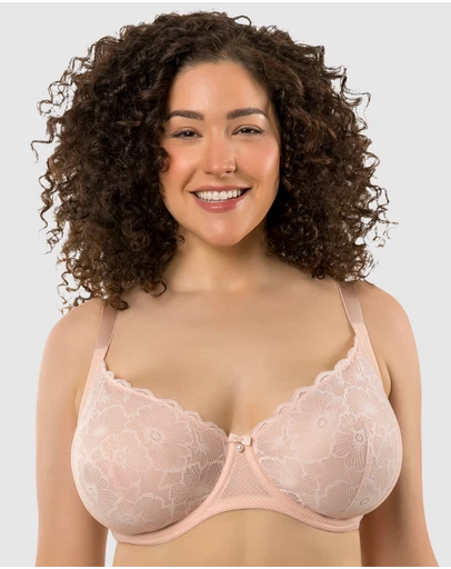 Parfait - Luxlacy Unlined Wired Lace Bra with Side Support