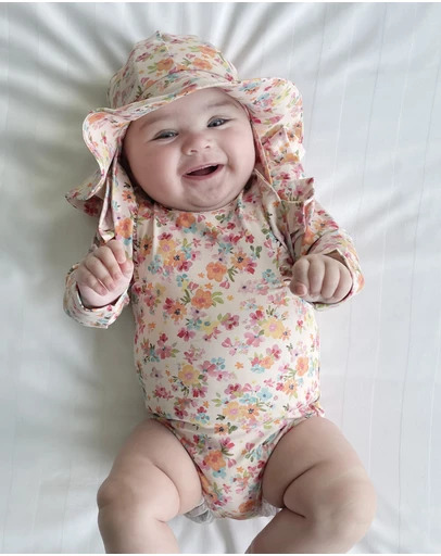 WITH LOVE FOR KIDS - Shimmy Long Sleeve Swimmers - Babies - Kids