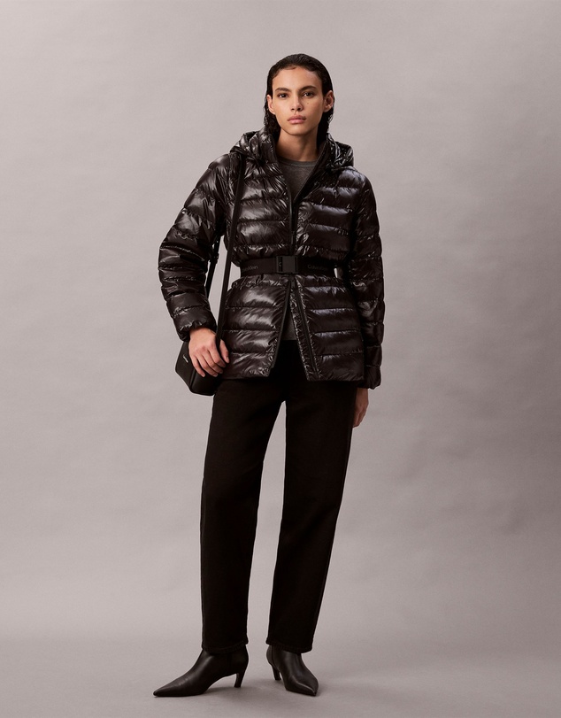 Calvin Klein - Lightweight Belted Puffer Jacket