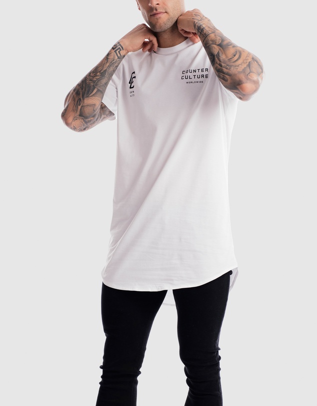 Counter Culture - Classify Curved Hem Tee