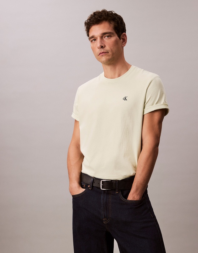 Calvin Klein Jeans - Embroidered Monogram Logo Relaxed T-Shirt