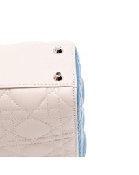 Pre-Loved by Azura Reborn - Pre-Loved Mini Tricolor Lambskin Cannage Lady Dior