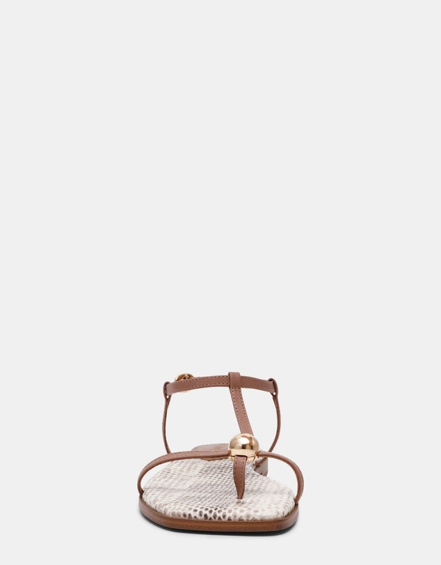 Steve Madden - Ritzy natural snake sandal