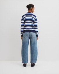 Country Road - Stripe Knit Cardigan