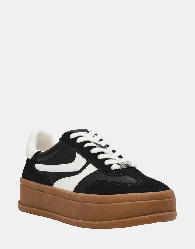 Steve Madden - Off-Track Black Suede Sneakers