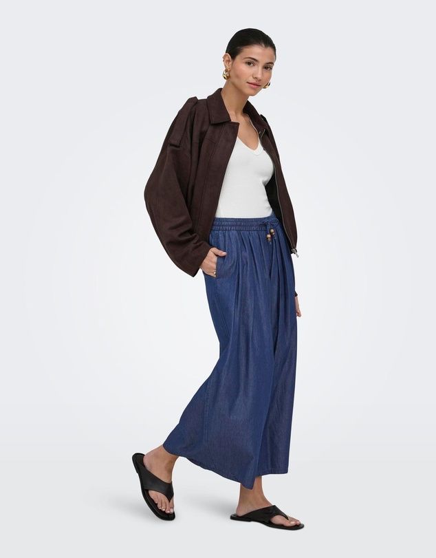ONLY - Bea High Waist Wide Palazzo Jeans