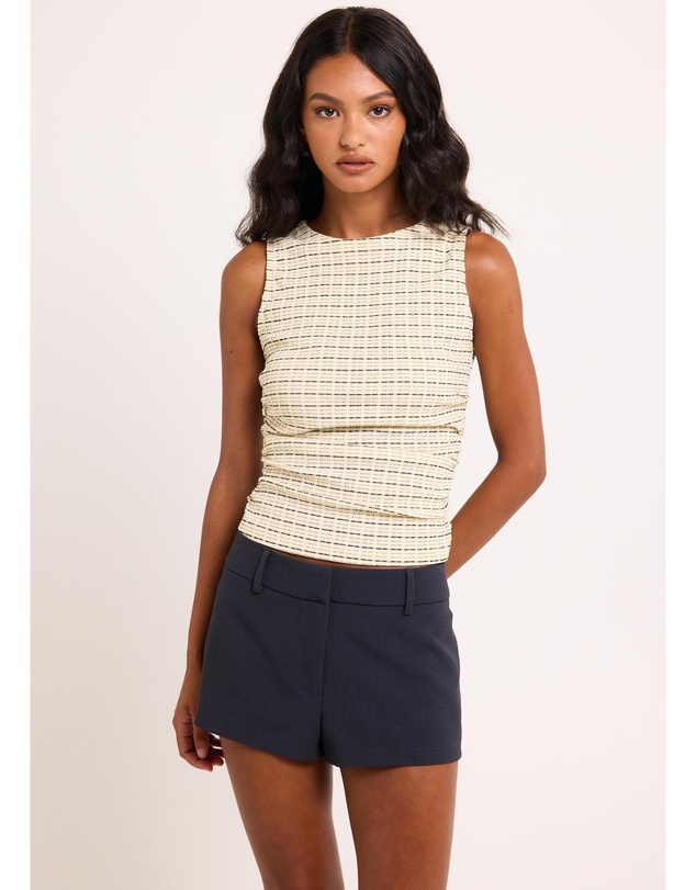 Insight - Winnie Warped Check Top