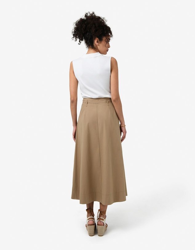 Forcast - Willow Cotton Belted Skirt