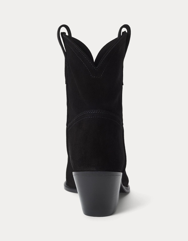 Polo Ralph Lauren - Calfskin Suede Western Boots - Women's