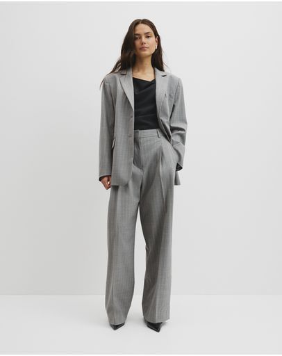 Grey Marle Stripe