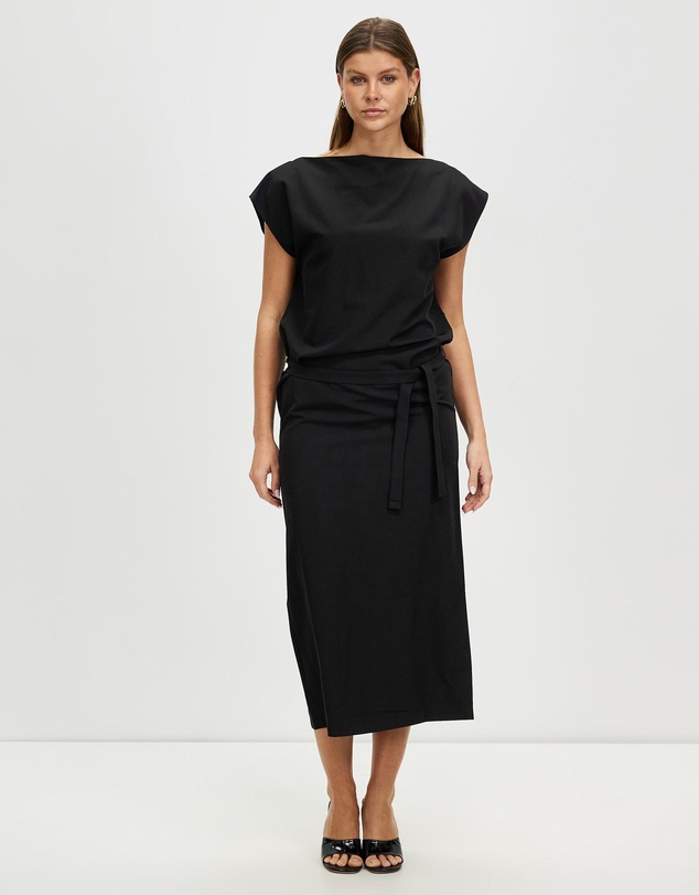 Third Form - Paradigm Belted Maxi Dress