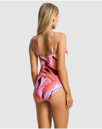 Sea Level Australia - Neon Wave Cross Front Multifit One Piece