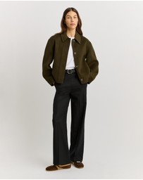 Toorallie - Button Front Wool Jacket